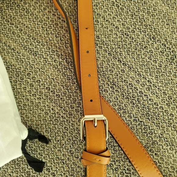 Sandro "Lou MM Curcuma" Cognac Braided Shoulder Bag - Picture 14 of 15